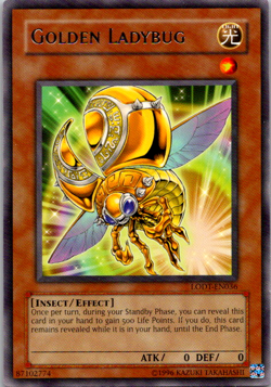 Golden Ladybug LODT-EN036 Unlimited - Yu-Gi-Oh! TCG Rare - Image 1