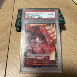 2023 One Piece OP05 En 1st Anniversary #012 Monkey D. Luffy PSA 10 GEM MINT - Image 3