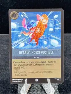 Disney Lorcana-Winterspell-Nearly Indestructable-#200-Cold Foil-M/NM - Image 4