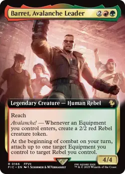 Barret, Avalanche Leader (Extended Art) 166 Commander: FINAL FANTASY NM EN - Image 1
