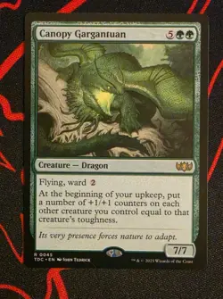 MTG Canopy Gargantuan x1 Near Mint from Commander: Tarkir: Dragonstorm - Image 1
