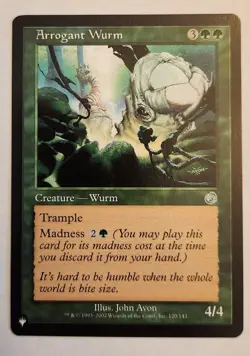 Arrogant Wurm The List Reprints Regular NM+ - Image 1
