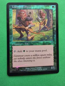 Llanowar Elves 7th Edition Foil - Image 2