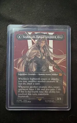 Sephiroth, Fabled SOLDIER (0382) (Borderless) Final Fantasy Regular - Image 1