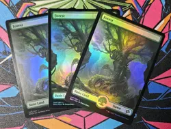 8x Forest (287) x8 NM Foil Borderless MTG The Brothers War BRO Unplayed Magic - Image 2