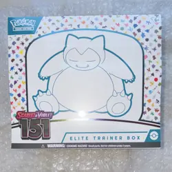 Pokemon TCG Scarlet & Violet 151 Elite Trainer Box Booster Promo Snorlax English - Image 1