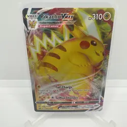 Pikachu Vmax SWSH286 NM Full Art Black Star Promo Pokemon Card - Image 1