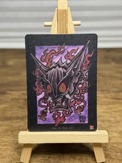 Haunter Promo Purple - Pokai Gaku by Art Yeuh - Fan Art/NonTCG Pokemon Card - Image 1