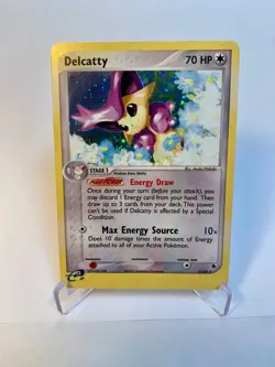 Delcatty 5/109 Holo Rare EX Ruby Sapphire 2003 Vintage Pokemon TCG LP Nishida - Image 1