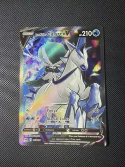 Pokemon TCG Ice Rider Calyrex V - 163/198 - Ultra Rare - Chilling Reign NM/M - Image 1