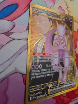 Pokemon TCG Team Rockets Mewtwo EX Special Illustration Destined Rivals - Image 3