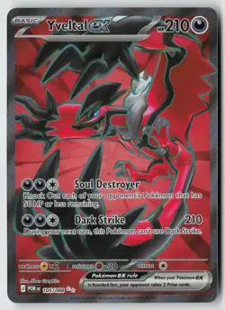 Yveltal ex 105/088 Ultra Rare Perfect Order Pokemon Near Mint - Image 1