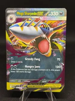 Mega Sharpedo ex 061/094 ME02: Phantasmal Flames - Pokemon Card - NM - Image 1