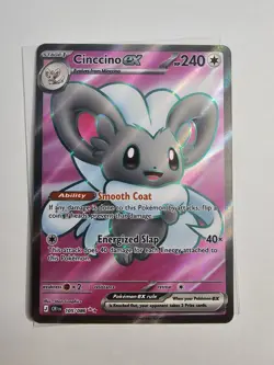 Cinccino Ex 105/086 Pokemon TCG: Chaos Rising Full Art Ultra Rare M/NM - Image 1