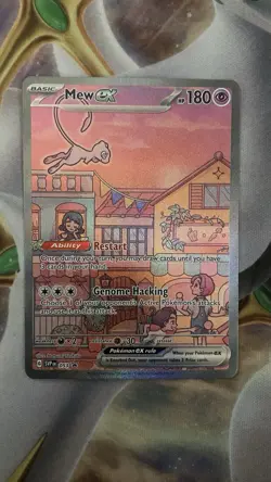 Mew EX 053 Scarlet & Violet Promo Holo Pokemon TCG Card Near Mint NM Condition - Image 1