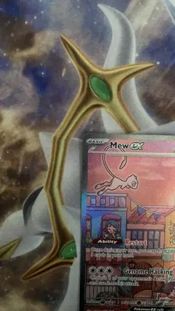Mew EX 053 Scarlet & Violet Promo Holo Pokemon TCG Card Near Mint NM Condition - Image 3