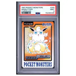 WIGGLYTUFF #40 PSA 9 1997 Pocket monsters carddass Pokemon Card - Image 1