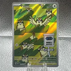 Pokemon TCG Pidgey 207/197 SV03: Obsidian Flames Illustration Rare Holo Engl… - Image 1