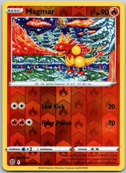 Magmar 019/172 Reverse Holo Common Brilliant Stars NM - Image 1
