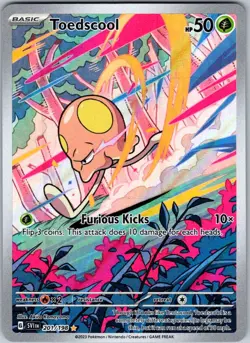 Toedscool 201/198 Illustration Rare Scarlet & Violet Near Mint - Image 1