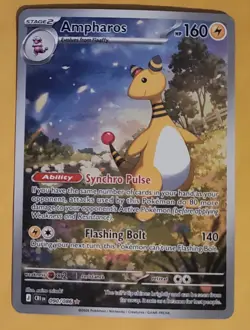 Ampharos 090/086 Pokemon TCG: Chaos Rising Illustration Rare M/NM - Image 1