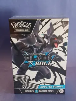 Pokemon Scarlet & Violet Black Bolt Booster Bundle Factory Sealed 6 Packs - Image 1