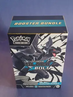 Pokemon Scarlet & Violet Black Bolt Booster Bundle Factory Sealed 6 Packs - Image 2