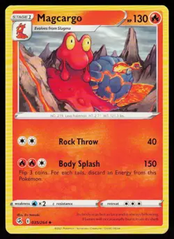 Magcargo 035/264 Uncommon Fusion Strike Pokemon Near Mint - Image 1