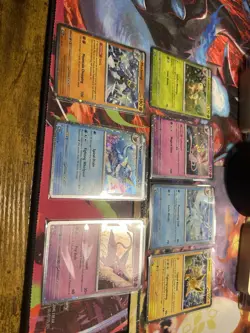 Pokemon- TCG Trading Cards Lot Of 7 Cosmo Holo Cards NM!! 636996769739 - Image 2
