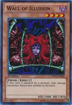 Near Mint Wall of Illusion - BPW2-EN002 - Super Rare - 1st Edition - YuGiOh - Image 1