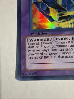 Yugioh Elemental HERO Tempest LCGX-EN048 Super Rare - Image 4