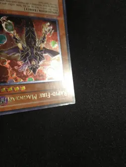 Yugioh - Rapid-Fire Magician EEN-EN019 1st Edition Ultimate Rare HP/Damaged - Image 2