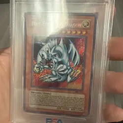 2010-17 Blue Eyes Toon Dragon SRL-000 PSA 10 Unlimited Ed secret rare - Image 4