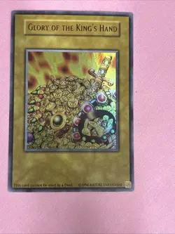 Konami Yu-Gi-Oh! TCG Glory of the King's Hand Holo Non-Game Card 1996 - Image 3