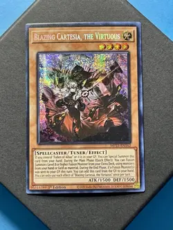 Blazing Cartesia, The Virtuous | MP23-EN162 | Prismatic Secret Rare | YuGiOh! - Image 1