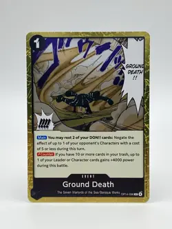 Ground Death OP14-096 One Piece The Azure Sea's Seven Rare - Image 1