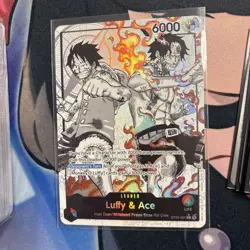 ST30-001 Luffy & Ace leader Alt Art (Parallel) One Piece Card Game ENGLISH Deck - Image 2