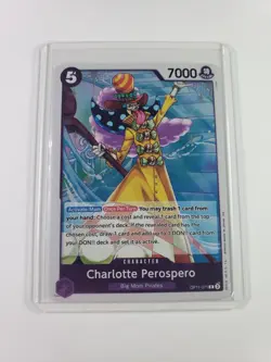 One Piece Charlotte Perospero OP11-071 A Fist of Divine Speed Foil - Image 1