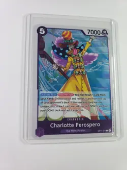 One Piece Charlotte Perospero OP11-071 A Fist of Divine Speed Foil - Image 2