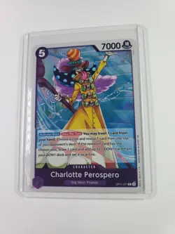One Piece Charlotte Perospero OP11-071 A Fist of Divine Speed Foil - Image 3