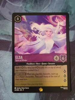 Disney Lorcana Elsa Spirit of Winter Fabled 43/204 Cold Foil - Image 1