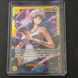Trafalgar Law One Piece CCG EB03-062 SEC Foil 6000 Power 8 Cost Rush Card - Image 1