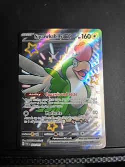 Squawkabilly Ex Pokemon Card Holo Rare Trading Card Game 223 - Image 1