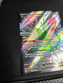 Squawkabilly Ex Pokemon Card Holo Rare Trading Card Game 223 - Image 2