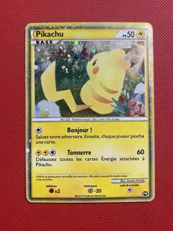 Pikachu Promo PW7 World Collection French 2010 Nintendo Pokemon Card TCG - Image 2