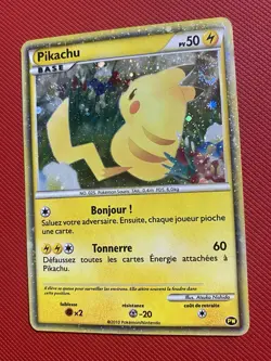 Pikachu Promo PW7 World Collection French 2010 Nintendo Pokemon Card TCG - Image 4