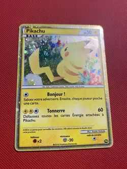 Pikachu Promo PW7 World Collection French 2010 Nintendo Pokemon Card TCG - Image 5