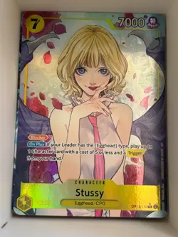 OP13-110 Stussy AA Alt Art English SR One Piece TCG Card Game - Image 1