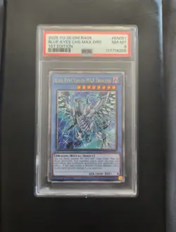 Blue-Eyes Chaos MAX Dragon RA04-EN051 YuGiOh Quarter Century Stampede - Image 2