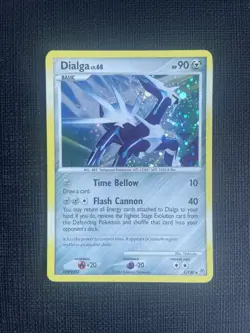 Dialga | 1/130 | Holo | Diamond & Pearl Base Set | Pokemon Card | 2007 | NM - Image 1
